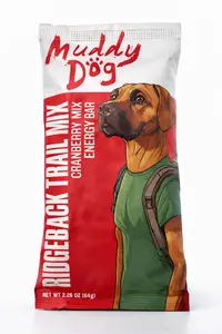 Human Treats - Ridgeback Trail Mix - Cranberry Trail Mix Energy Bar - Gluten-Free Nut-Free Granola Bars (12 Pack) (None, Cranberry Trail Mix)