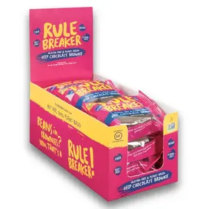 Deep Chocolate Brownie 1.9oz individually wrapped 12 ct caddy