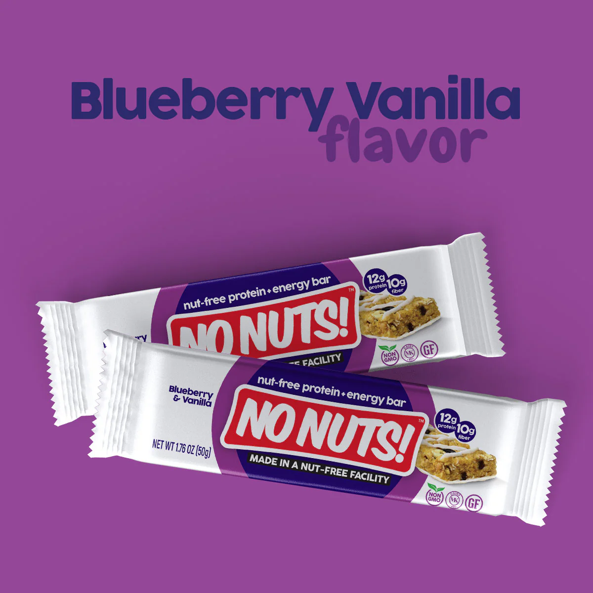 Blueberry & Vanilla Snack Bars - 12 Bar Pack